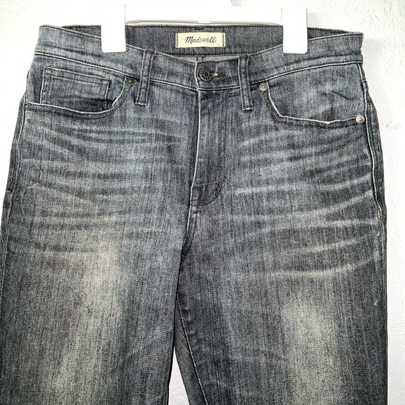Madewell 9" High Riser Skinny Skinny Gray Jeans - Picture 2 of 9